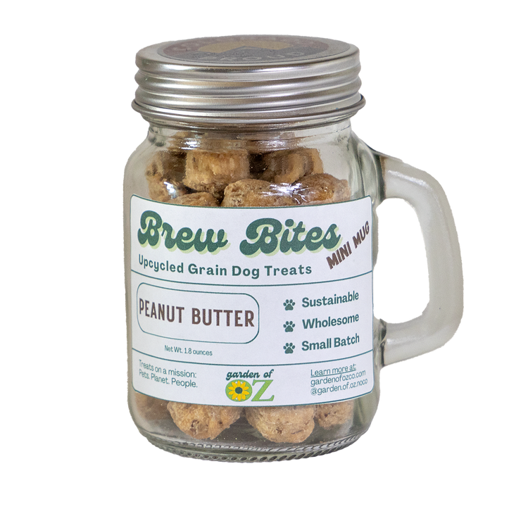 Garden of Oz Brew Bites Peanut Butter Dog Treats