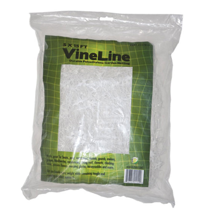 VineLine Plastic Trellis Netting White 5ft x 15ft
