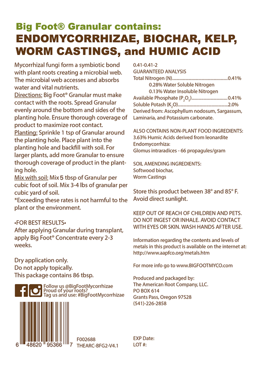 Big Foot Granular 2 lb