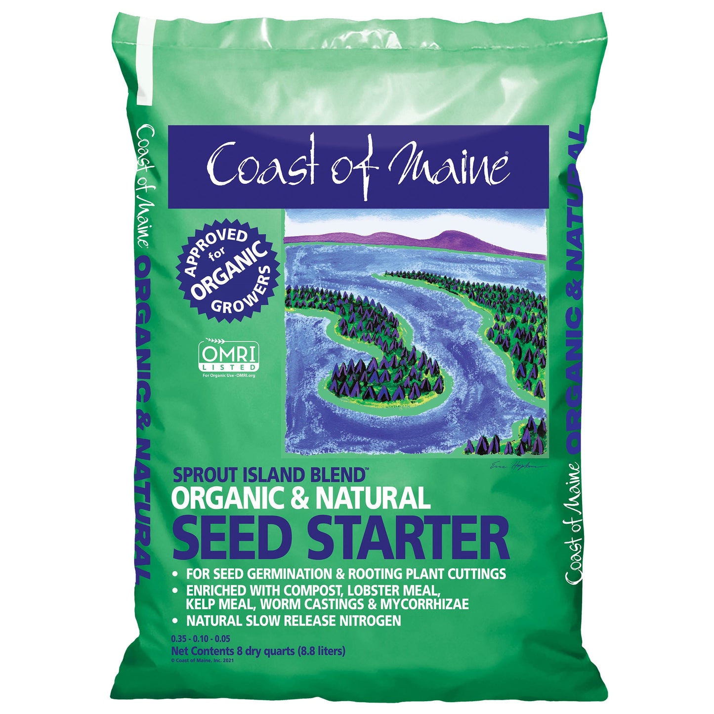 Coast of Maine Island Seed Starter 8 qt