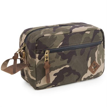 Revelry The Stowaway Toiletry Kit Camo Brown