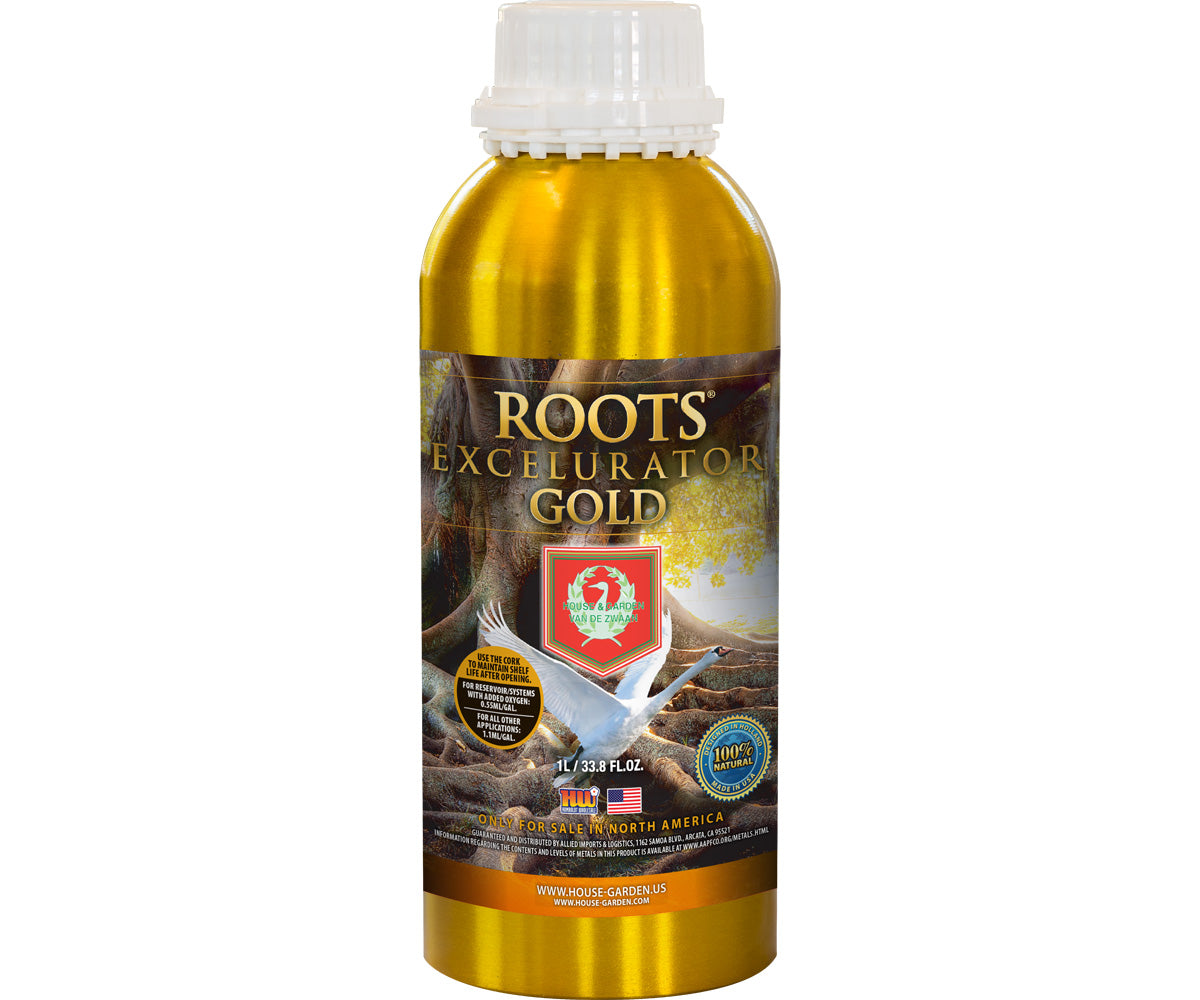 House and Garden Roots Excelerator Gold