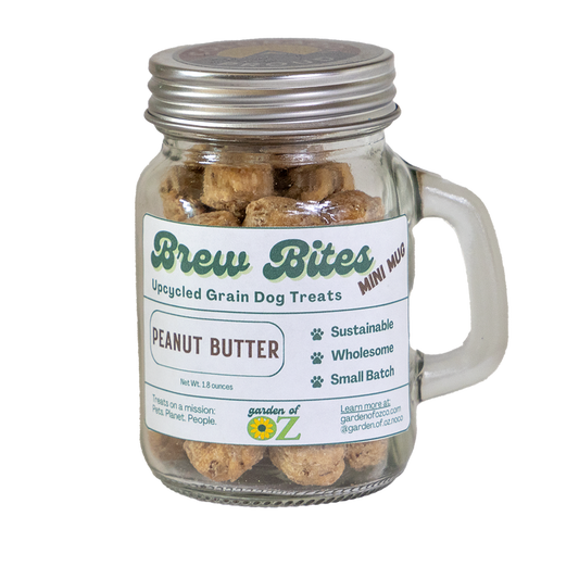 Garden of Oz Brew Bites Peanut Butter Dog Treats