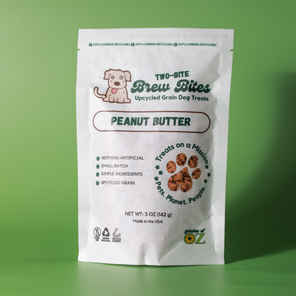 Garden of Oz Brew Bites Peanut Butter Dog Treats
