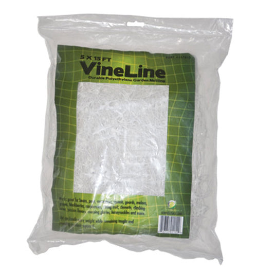 VineLine Plastic Trellis Netting White 5ft x 30ft