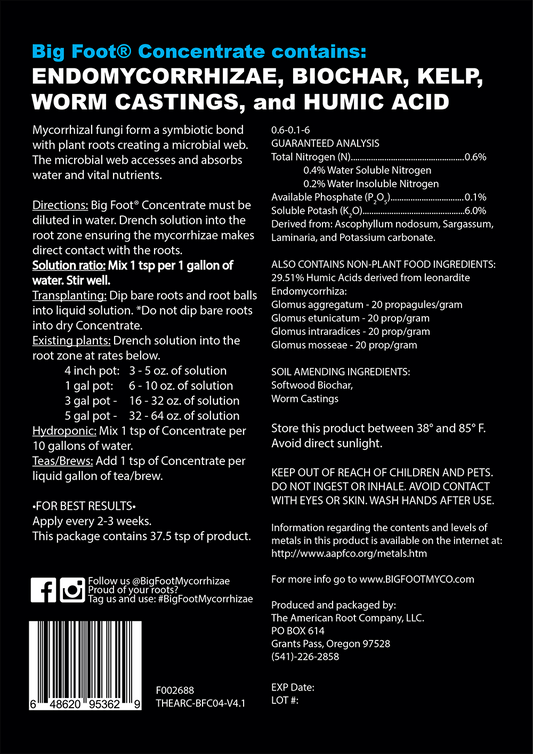 Big Foot Concentrate 4 oz