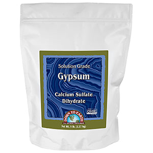 Down to Earth Solution Grade Gypsum 5 lb