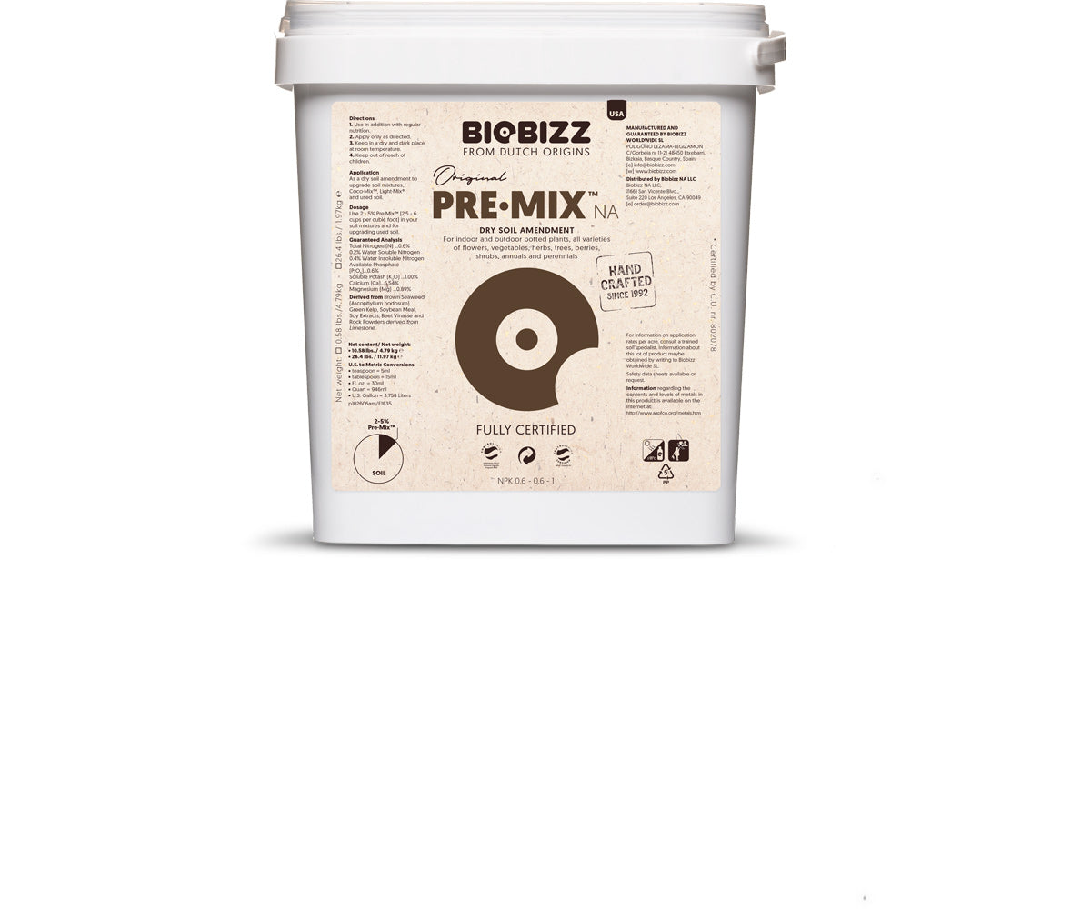Biobizz Pre-Mix 5 Liter Buckets