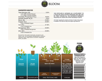 Age Old Bloom 5-10-5 Fruiting and Flowering Fertilizer