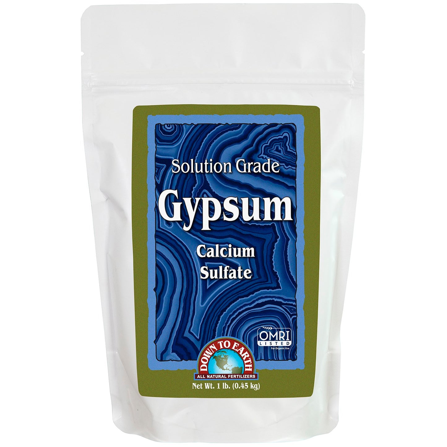 Down to Earth Solution Grade Gypsum 1 lb