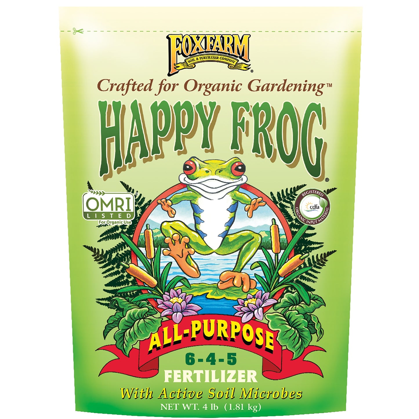 Happy Frog All-Purpose Fertilizer 6-4-5 4lb
