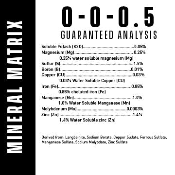 Mineral Matrix Organic Micronutrients qt