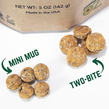 Garden of Oz Brew Bites Peanut Butter Dog Treats