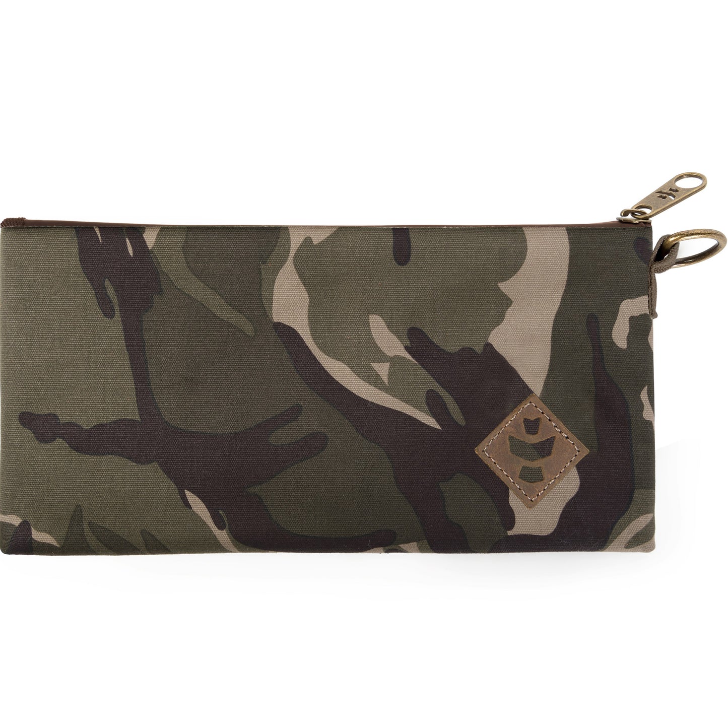 Revelry The Broker Zippered Stash Bag Camo Brown