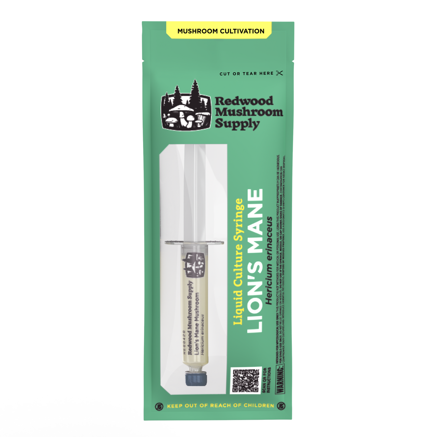 RMS Lion's Mane Liquid Culture Syringe
