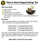 How to Brew Happy Endings Tea 