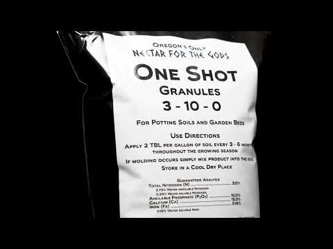 Nectar for the Gods - One Shot Granules Fertlizer (3-10-0